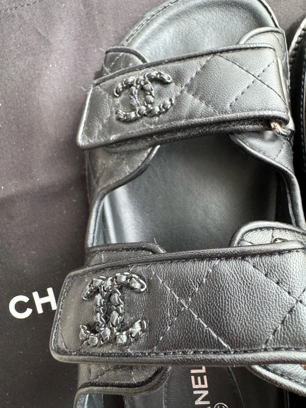 CHANEL dad sandals